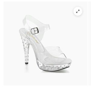 Pleaser cocktail sandals for pole dance size 9/10